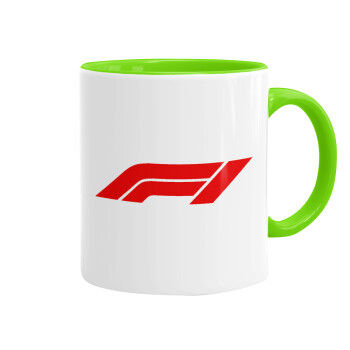 Formula 1, Mug colored light green, ceramic, 330ml