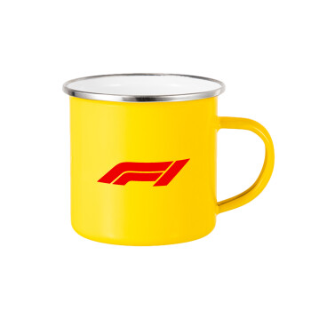 Formula 1, Κούπα Μεταλλική εμαγιέ Κίτρινη 360ml