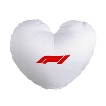 Formula 1, Μαξιλάρι καναπέ καρδιά 40x40cm περιέχεται το  γέμισμα