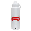 1L Stainless Steel Thermal Bottle with Phone Holder & Double Wall Insulation