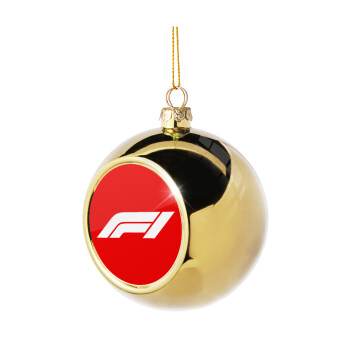 Formula 1, Χριστουγεννιάτικη μπάλα δένδρου Χρυσή 8cm