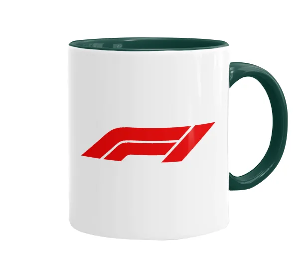 Formula 1 — Mug colored green, ceramic, 330ml