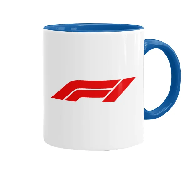 Formula 1 — Mug colored blue, ceramic, 330ml