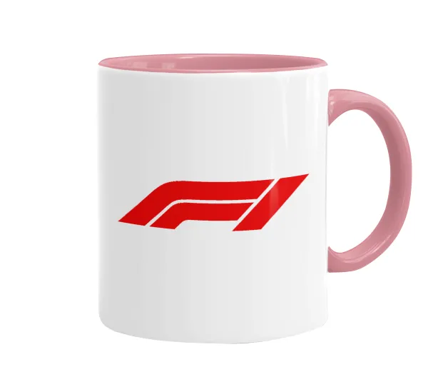 Formula 1 — Mug colored pink, ceramic, 330ml