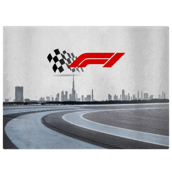Formula 1 — Επιφάνεια κοπής γυάλινη (38x28cm)