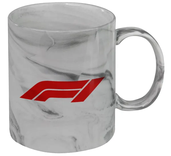 Formula 1 — Κούπα κεραμική, marble style (μάρμαρο), 330ml