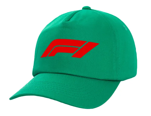 Formula 1 — Καπέλο Ενηλίκων Baseball, 100% Βαμβακερό,  Πράσινο (ΒΑΜΒΑΚΕΡΟ, ΕΝΗΛΙΚΩΝ, UNISEX, ONE SIZE)
