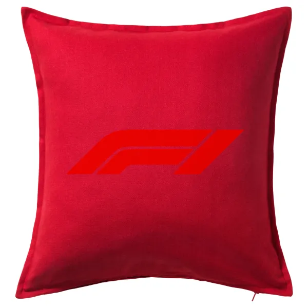 Formula 1 — Μαξιλάρι καναπέ Κόκκινο 100% βαμβάκι, περιέχεται το γέμισμα (50x50cm)