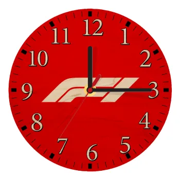Formula 1, Ρολόι τοίχου ξύλινο plywood (20cm)