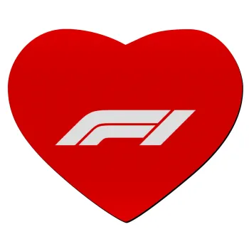 Formula 1, Mousepad heart 23x20cm