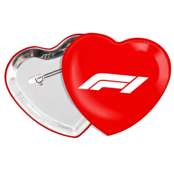 Formula 1, Κονκάρδα παραμάνα καρδιά (57x52mm)