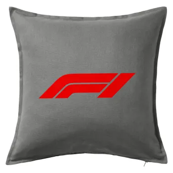 Formula 1, Sofa cushion Grey 50x50cm includes filling