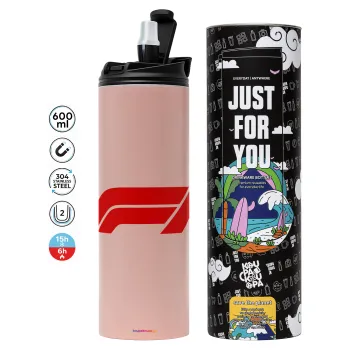 Formula 1, Tumbler stainless steel PINK 600ml