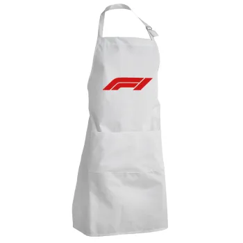 Formula 1, Adult Chef Apron (with sliders and 2 pockets)
