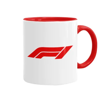 Formula 1, Mug colored red, ceramic, 330ml