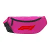 Unisex waist bag (banana) in PINK color with 2 pockets