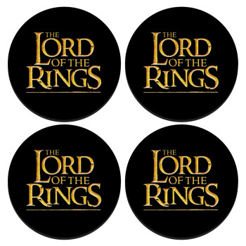 The Lord of the Rings, ΣΕΤ 4 Σουβέρ ξύλινα στρογγυλά (9cm)