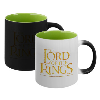 The Lord of the Rings, Κούπα Μαγική εσωτερικό πράσινο, κεραμική 330ml που αλλάζει χρώμα με το ζεστό ρόφημα (1 τεμάχιο)