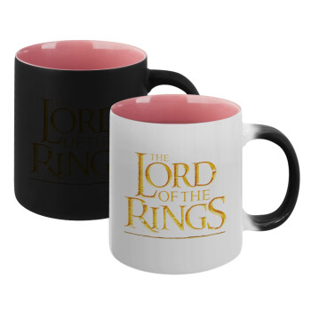 The Lord of the Rings, Κούπα Μαγική εσωτερικό ΡΟΖ, κεραμική 330ml που αλλάζει χρώμα με το ζεστό ρόφημα (1 τεμάχιο)