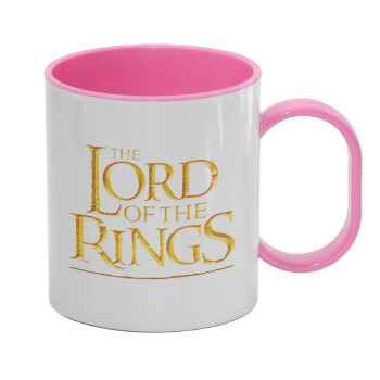 The Lord of the Rings, Κούπα (πλαστική) (BPA-FREE) Polymer Ροζ για παιδιά, 330ml