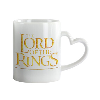 The Lord of the Rings, Mug heart handle, ceramic, 330ml