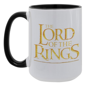 The Lord of the Rings, Κούπα Mega 15oz, κεραμική Μαύρη, 450ml