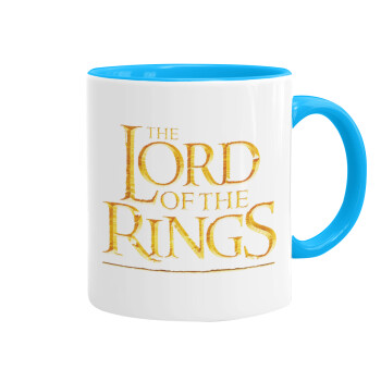 The Lord of the Rings, Mug colored light blue, ceramic, 330ml