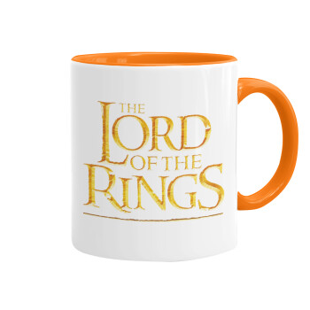 The Lord of the Rings, Mug colored orange, ceramic, 330ml