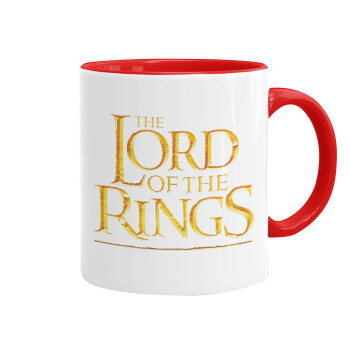 The Lord of the Rings, Mug colored red, ceramic, 330ml