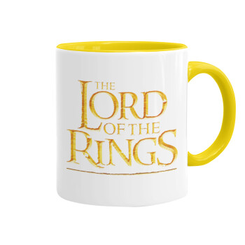 The Lord of the Rings, Mug colored yellow, ceramic, 330ml