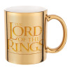 Mug ceramic, gold mirror, 330ml