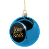 Blue Christmas tree ball ornament 8cm