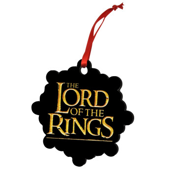 The Lord of the Rings, Χριστουγεννιάτικο στολίδι snowflake ξύλινο 7.5cm