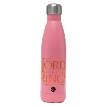 The Lord of the Rings, Metal mug thermos Pink Mat (Stainless steel), double wall, 500ml