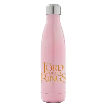 The Lord of the Rings, Metal mug thermos Pink Iridiscent (Stainless steel), double wall, 500ml
