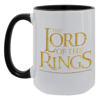 The Lord of the Rings, Κούπα Mega 15oz, κεραμική Μαύρη, 450ml