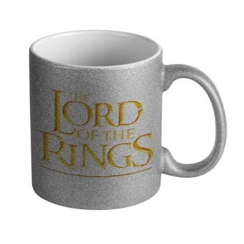 The Lord of the Rings, Κούπα Ασημένια Glitter που γυαλίζει, κεραμική, 330ml