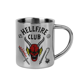 Hellfire CLub, Stranger Things, Κούπα Ανοξείδωτη διπλού τοιχώματος 300ml