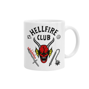 Hellfire CLub, Stranger Things, Ceramic coffee mug, 330ml (1pcs)