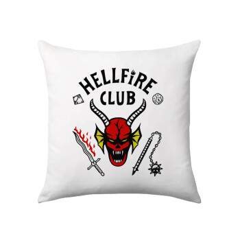 Hellfire CLub, Stranger Things, Μαξιλάρι καναπέ 40x40cm περιέχεται το  γέμισμα