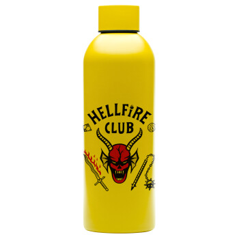 Hellfire CLub, Stranger Things, Μεταλλικό παγούρι νερού, 304 Stainless Steel 800ml
