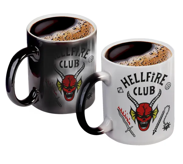 Hellfire CLub — Κούπα Μαγική, κεραμική, 330ml που αλλάζει χρώμα με το ζεστό ρόφημα
