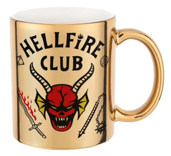 Hellfire CLub — Mug ceramic, gold mirror, 330ml