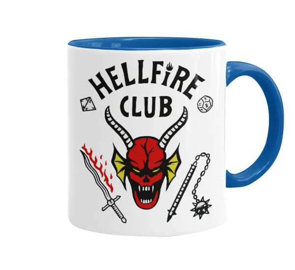 Hellfire CLub — Mug colored blue, ceramic, 330ml