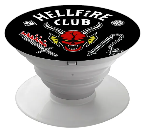 Hellfire CLub — Phone Holders Stand  Λευκό Βάση Στήριξης Κινητού στο Χέρι