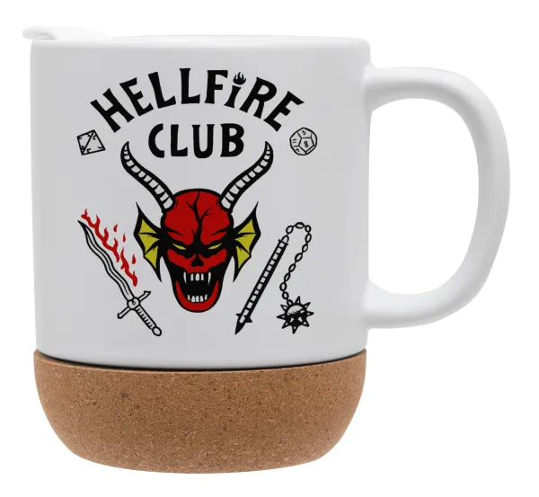 Hellfire CLub — Κούπα, κεραμική με βάση φελού και καπάκι (ΜΑΤ), 330ml