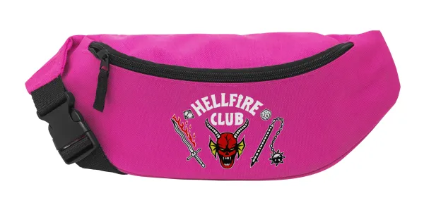 Hellfire CLub — Unisex waist bag (banana) in PINK color with 2 pockets