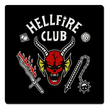 Hellfire CLub, Stranger Things, Τετράγωνο μαγνητάκι ξύλινο 6x6cm