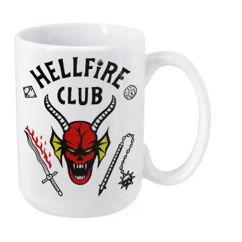 Hellfire CLub, Stranger Things, Κούπα Mega, κεραμική, 450ml