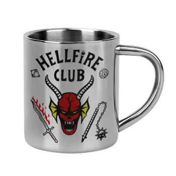 Hellfire CLub, Stranger Things, Κούπα Ανοξείδωτη διπλού τοιχώματος 300ml